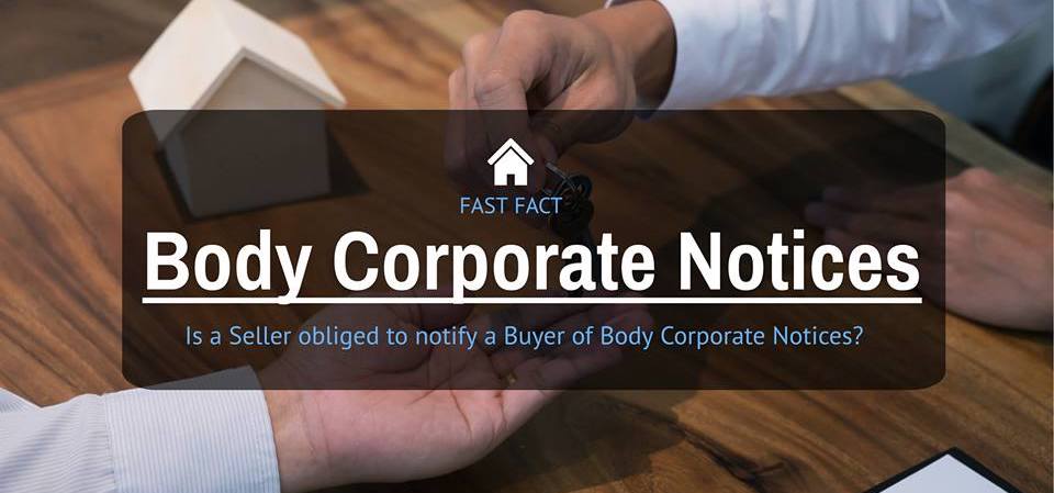 body corporate notices - OwnIt conveyancing